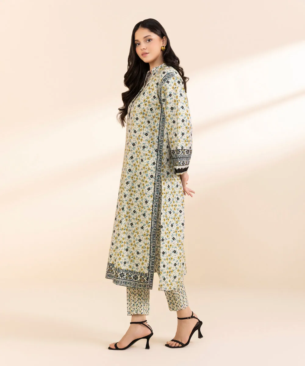 2 Piece - Printed Light Khaddar Suit