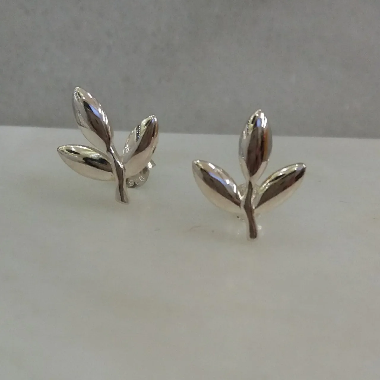 3 Leaf Stud Earrings