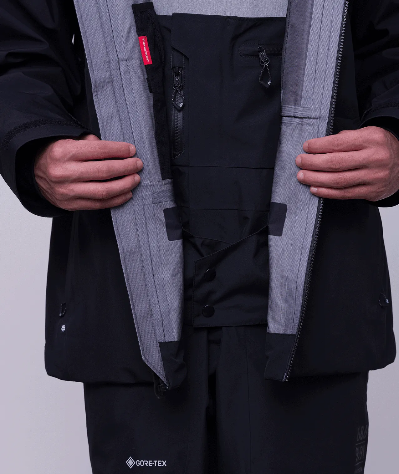 686 GORE-TEX 3L ATV Snowboard Jacket Black 2024