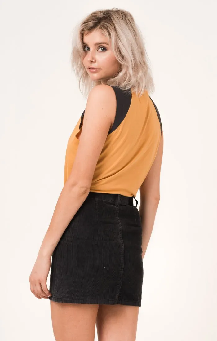 Afends Womens Iggy - Logo Bandcut Tee