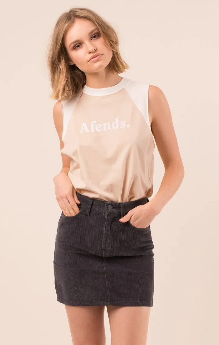 Afends Womens Iggy - Logo Bandcut Tee