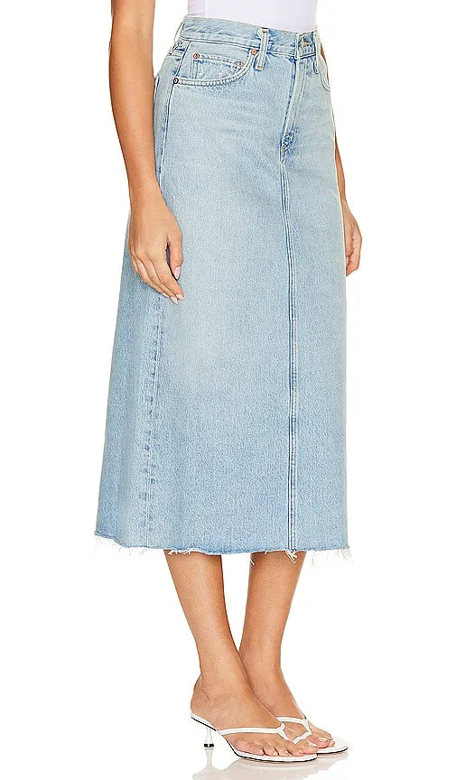 AGOLDE Della Skirt in Blue