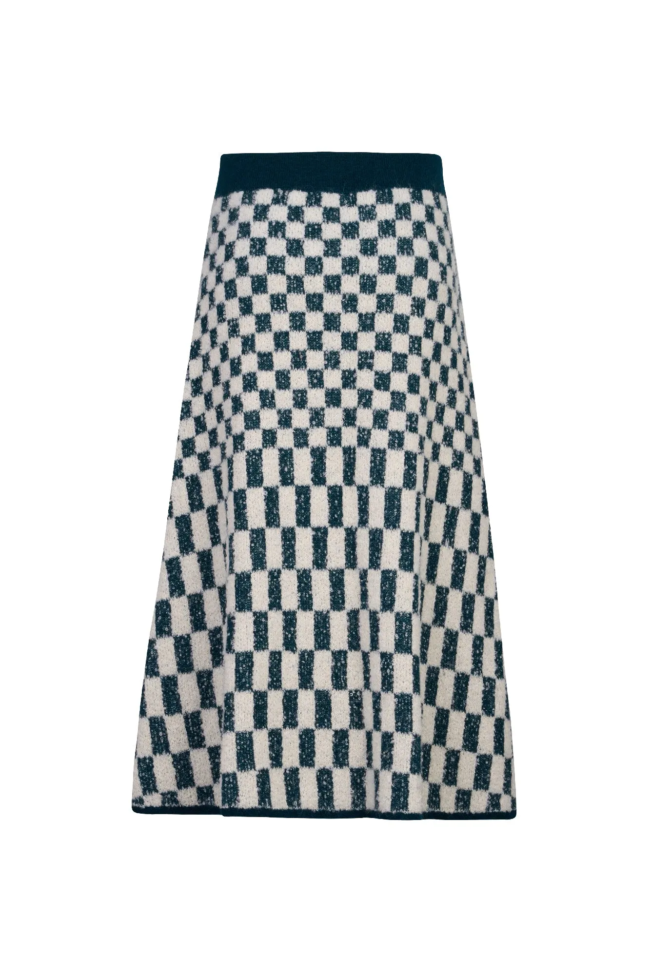 Alexandra Skirt in Forest Chess