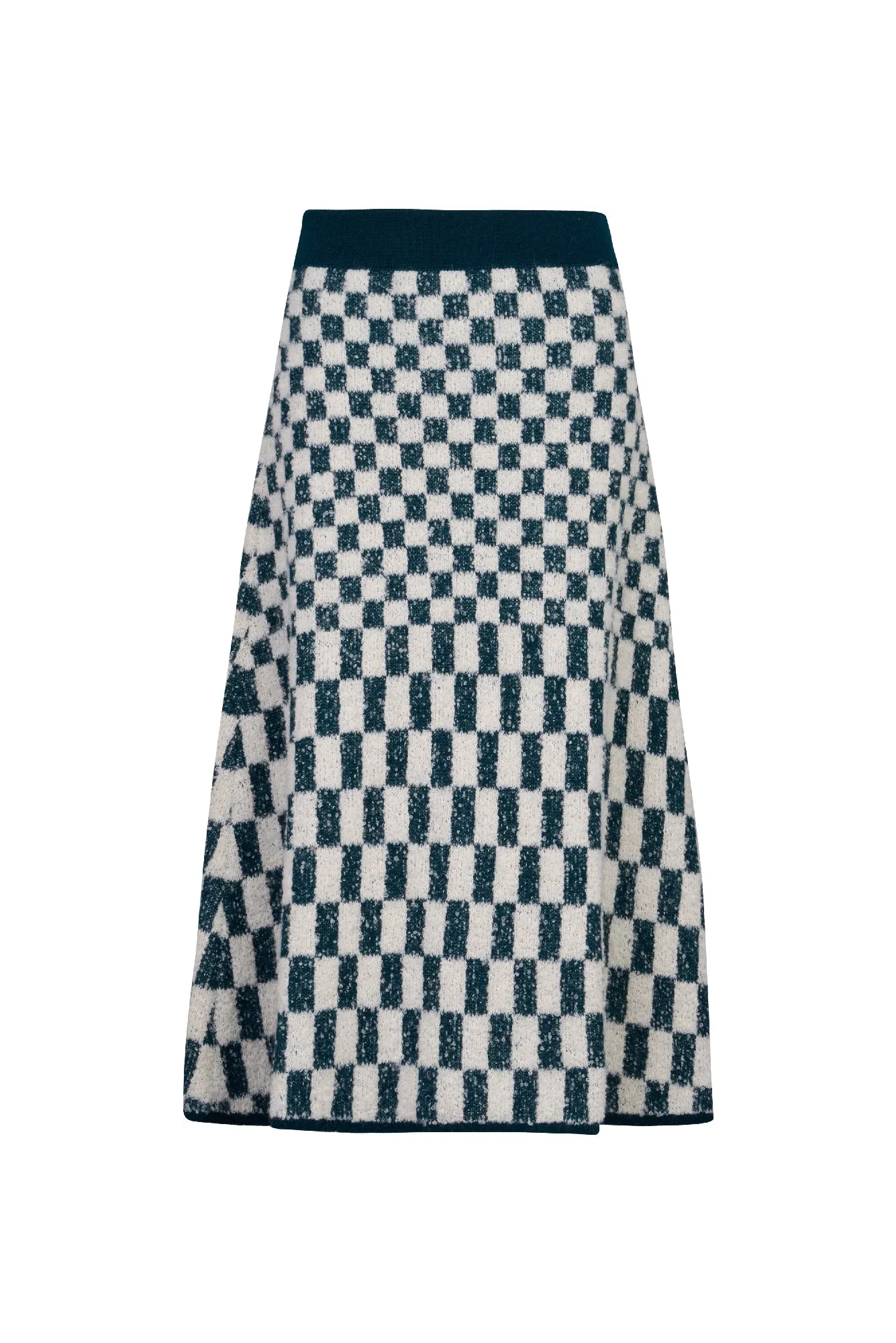 Alexandra Skirt in Forest Chess