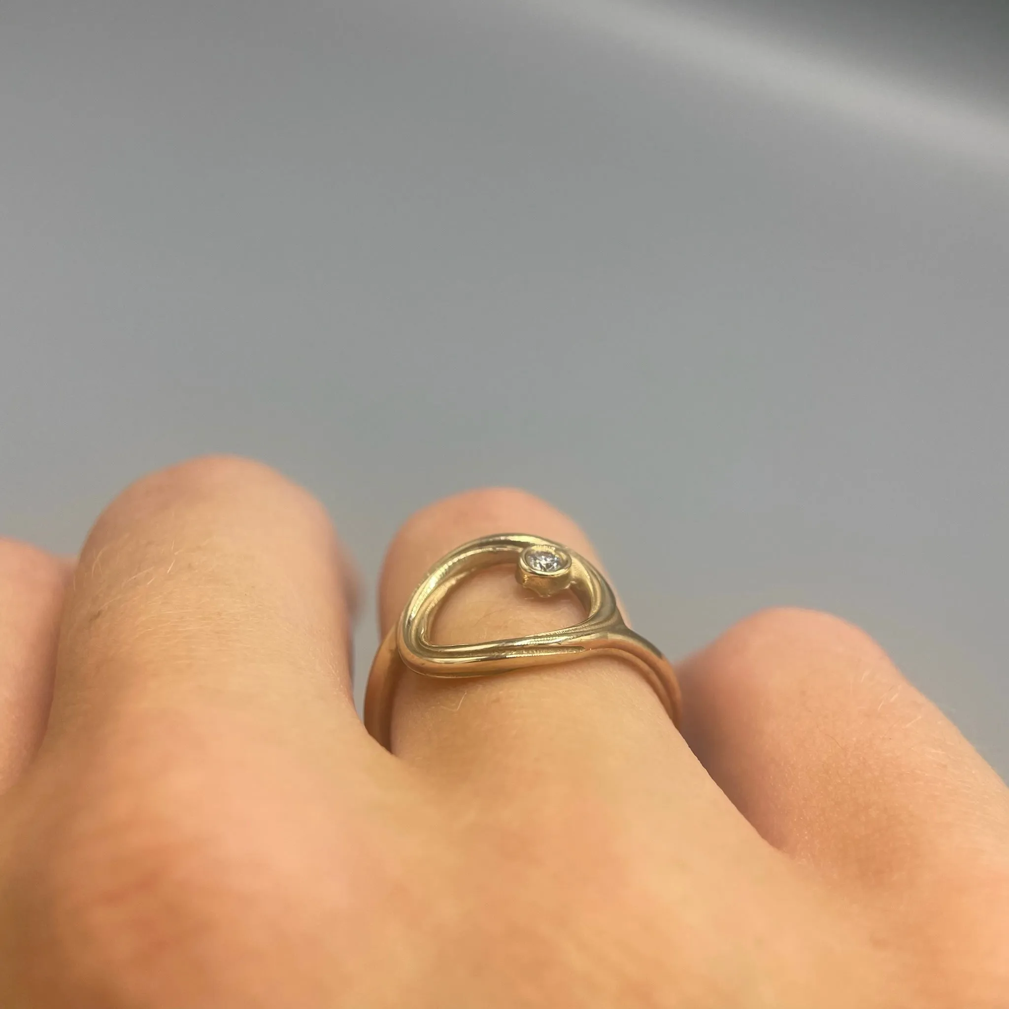 Alice Gow Twist Continuum Diamond Ring