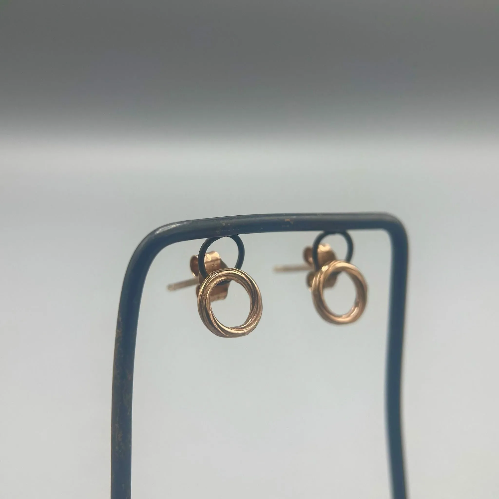 Alice Gow Twist Continuum Stud Earrings