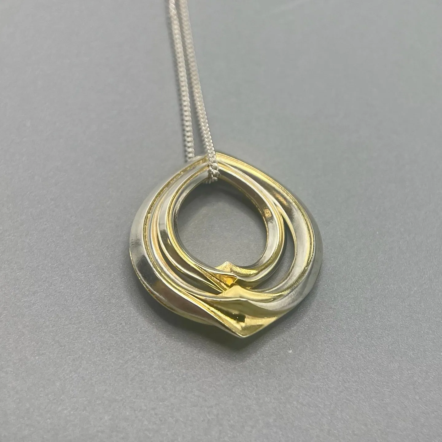 Alice Gow Twist Flare Double Pendant