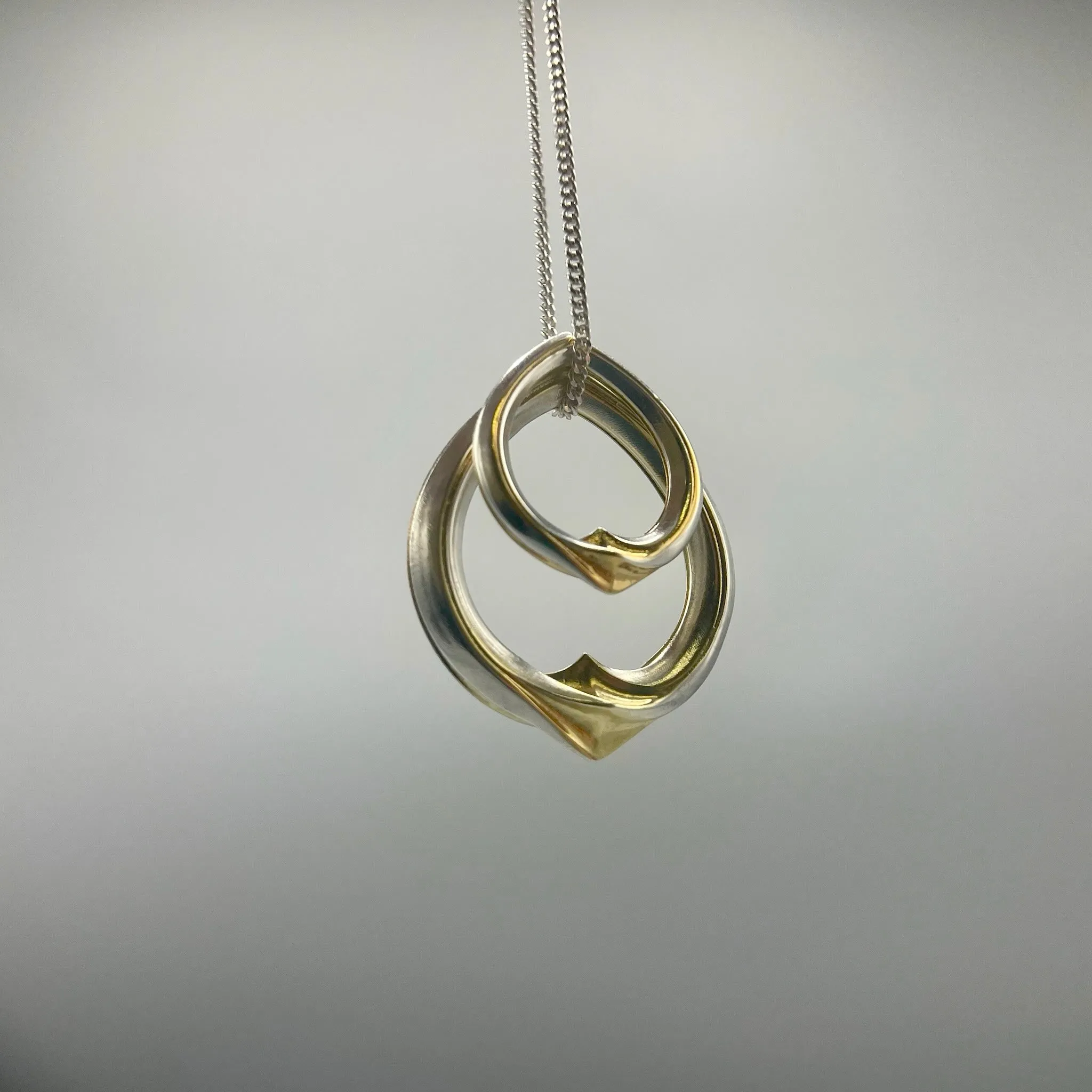 Alice Gow Twist Flare Double Pendant