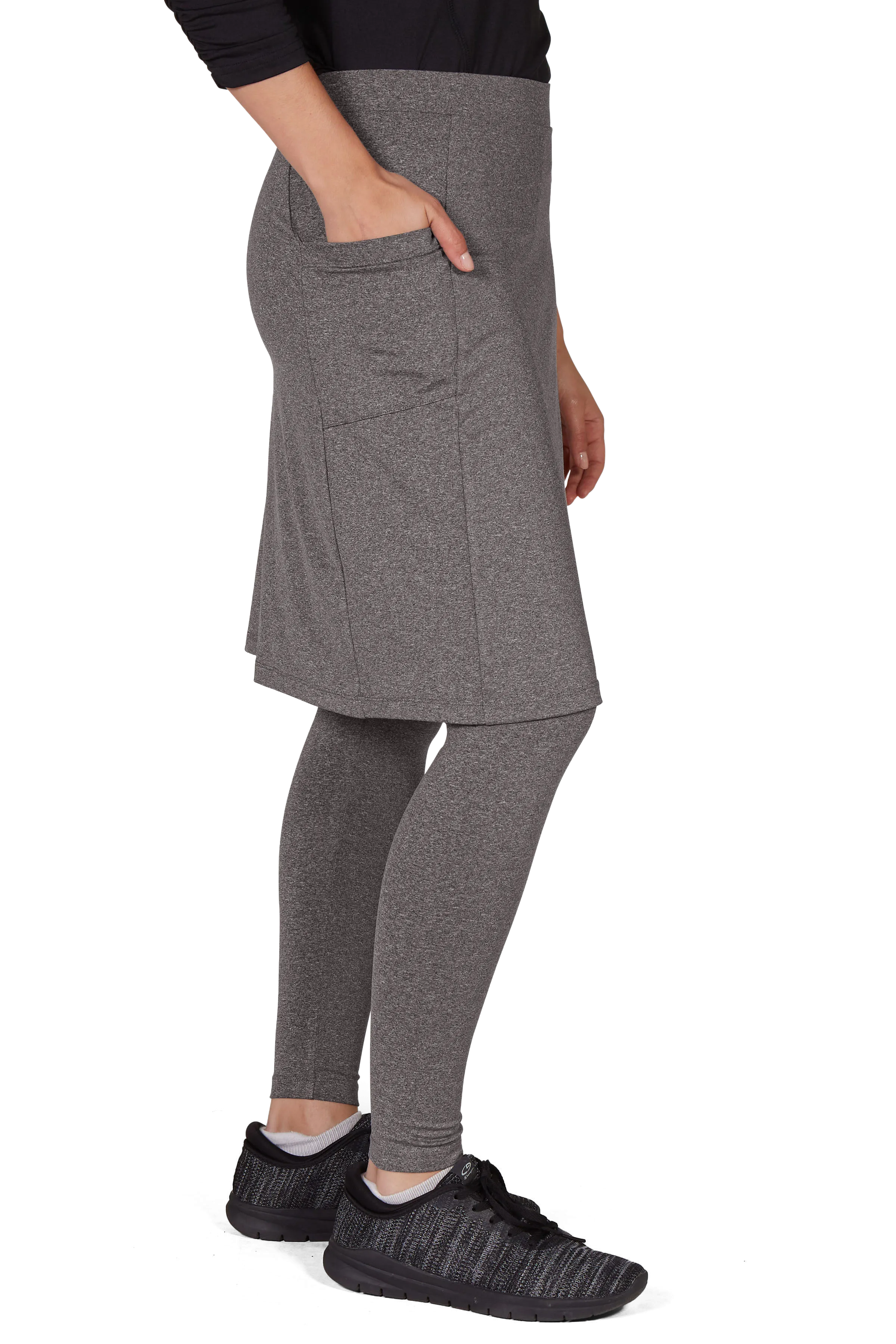 Ankle Fit Snoga 22”- Heather Grey
