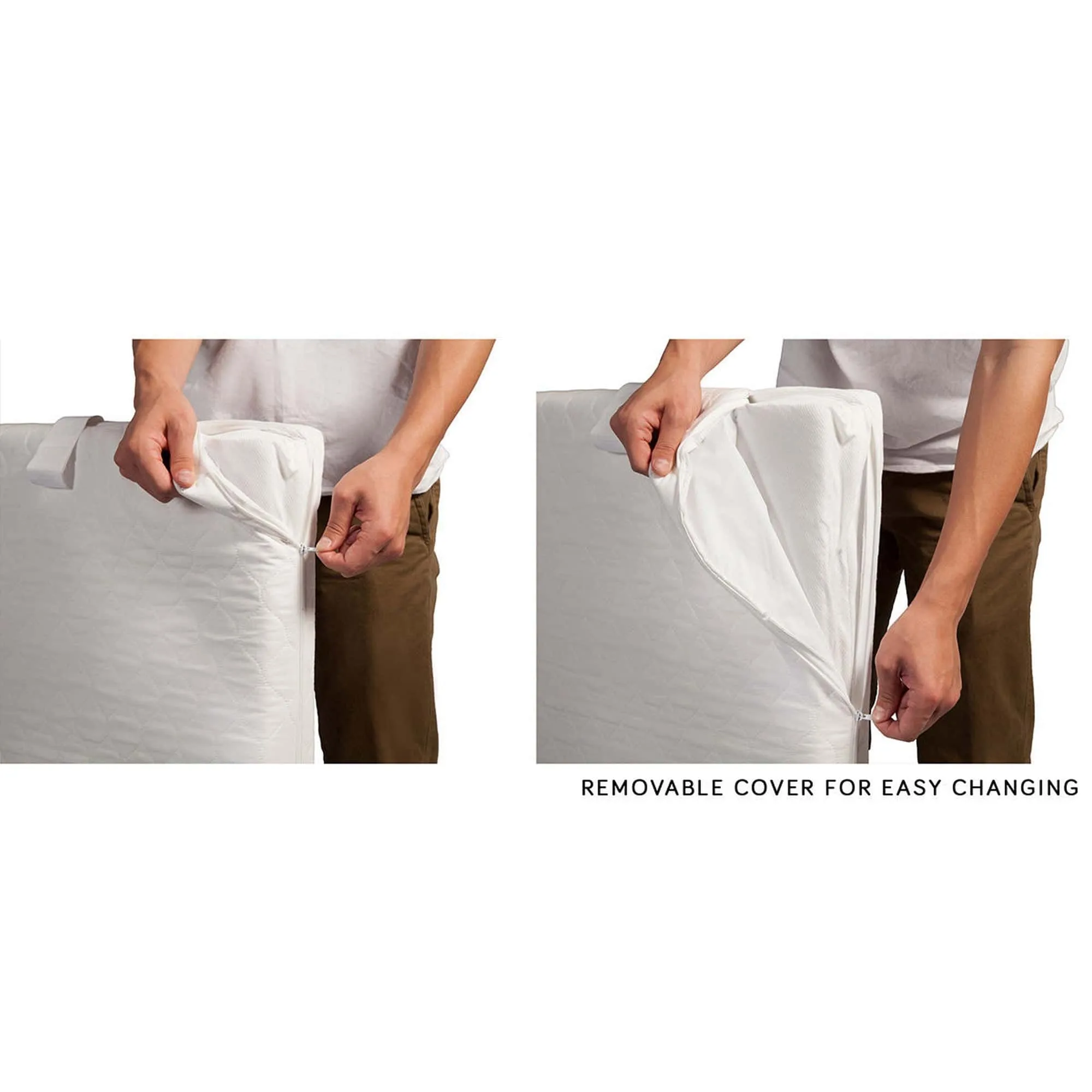 BABYLETTO Pure Core Non-Toxic Mini Crib Mattress with Hybrid Cover