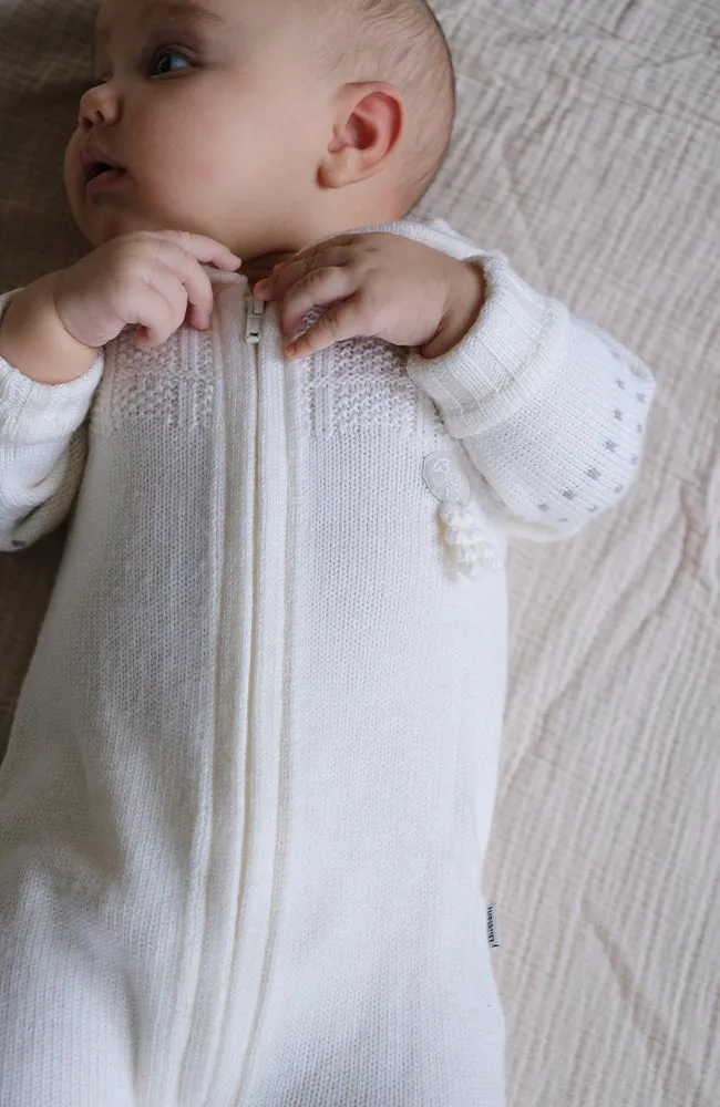 Babysuit Classic Merino - Snow White