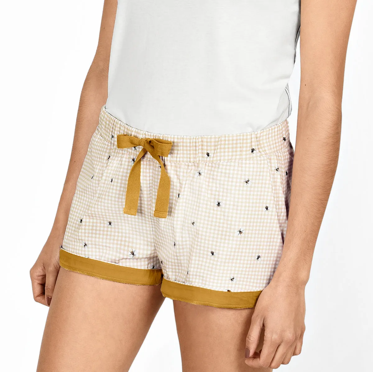 Bees Ladies Pyjama Shorts