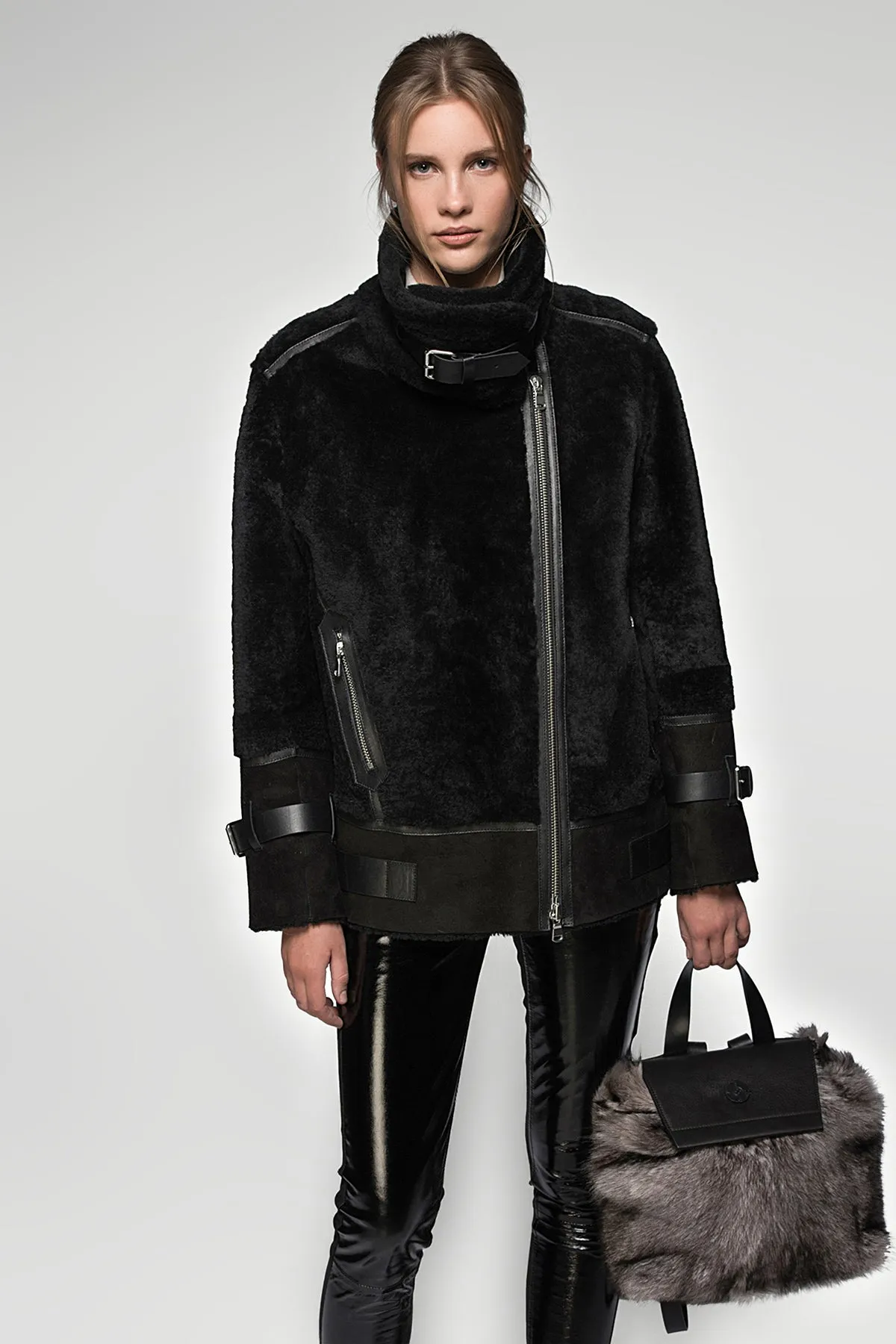 Black Shearling Jacket