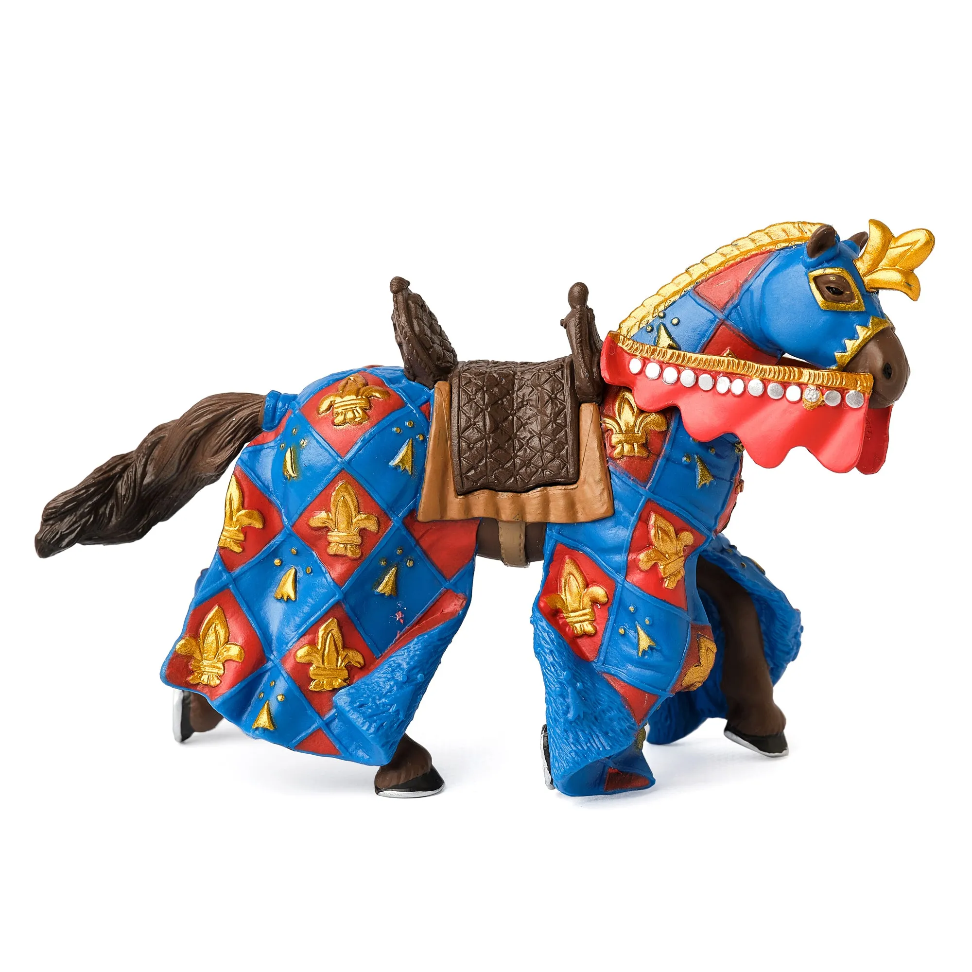 Blue Horse fleur de lys; The Medieval Fantasy World (Papo)