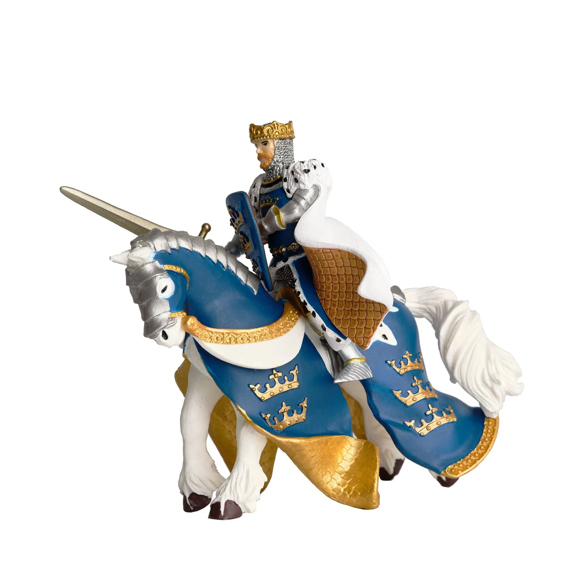 Blue King Arthur Horse; The Fantasy World ( Papo)