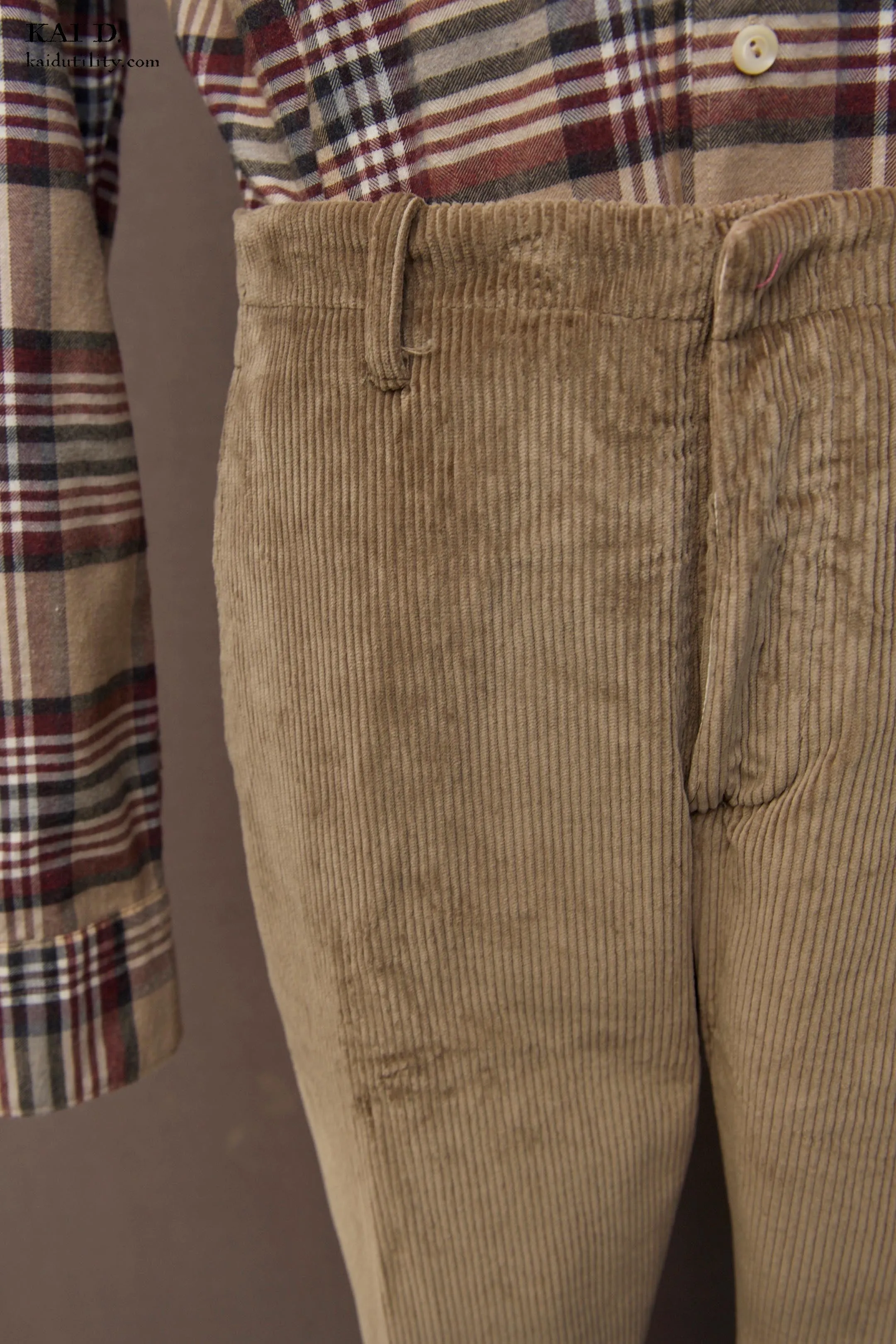 Borough Pants - Tan Corduroy - 36