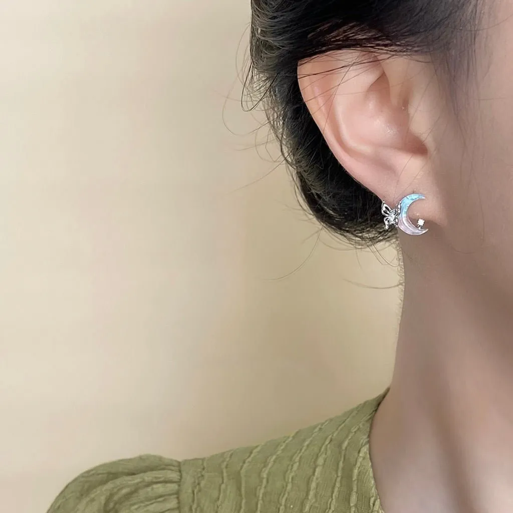 Butterfly Moon Earrings