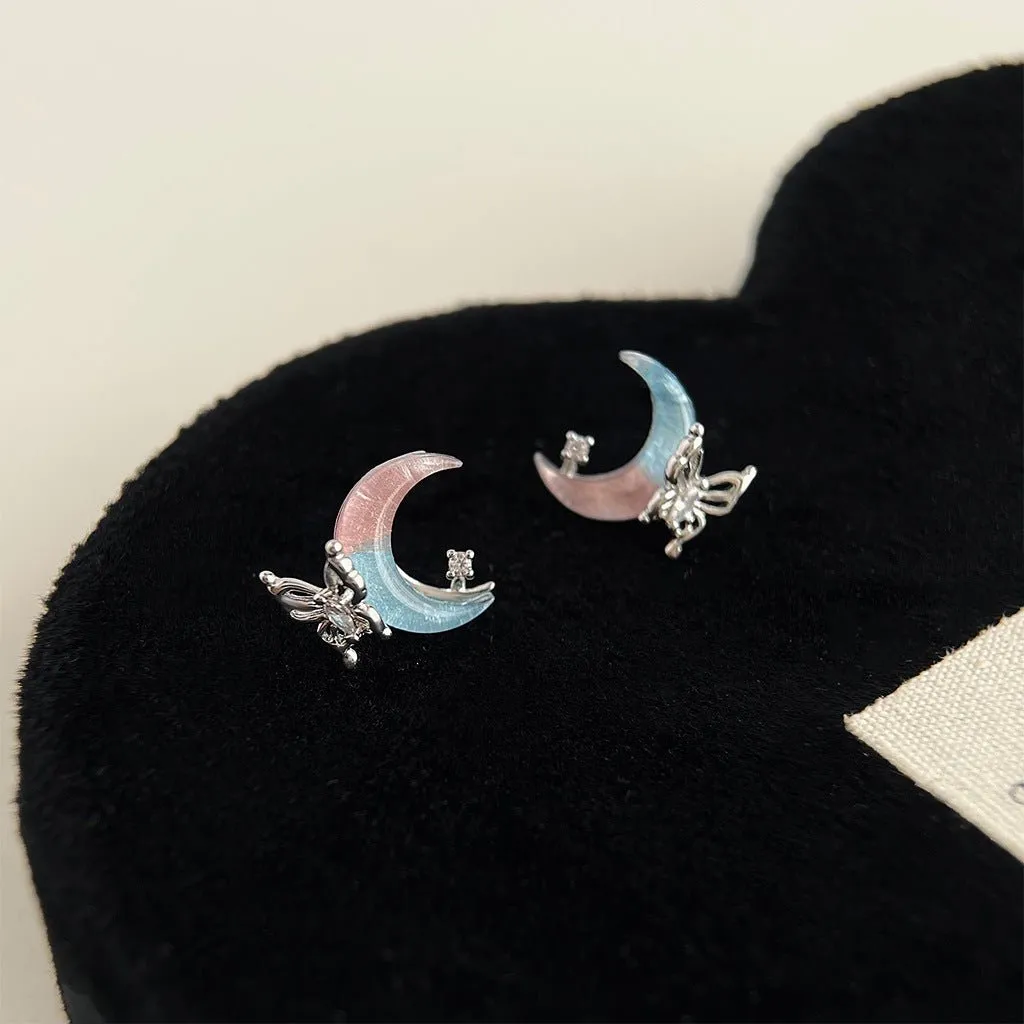 Butterfly Moon Earrings