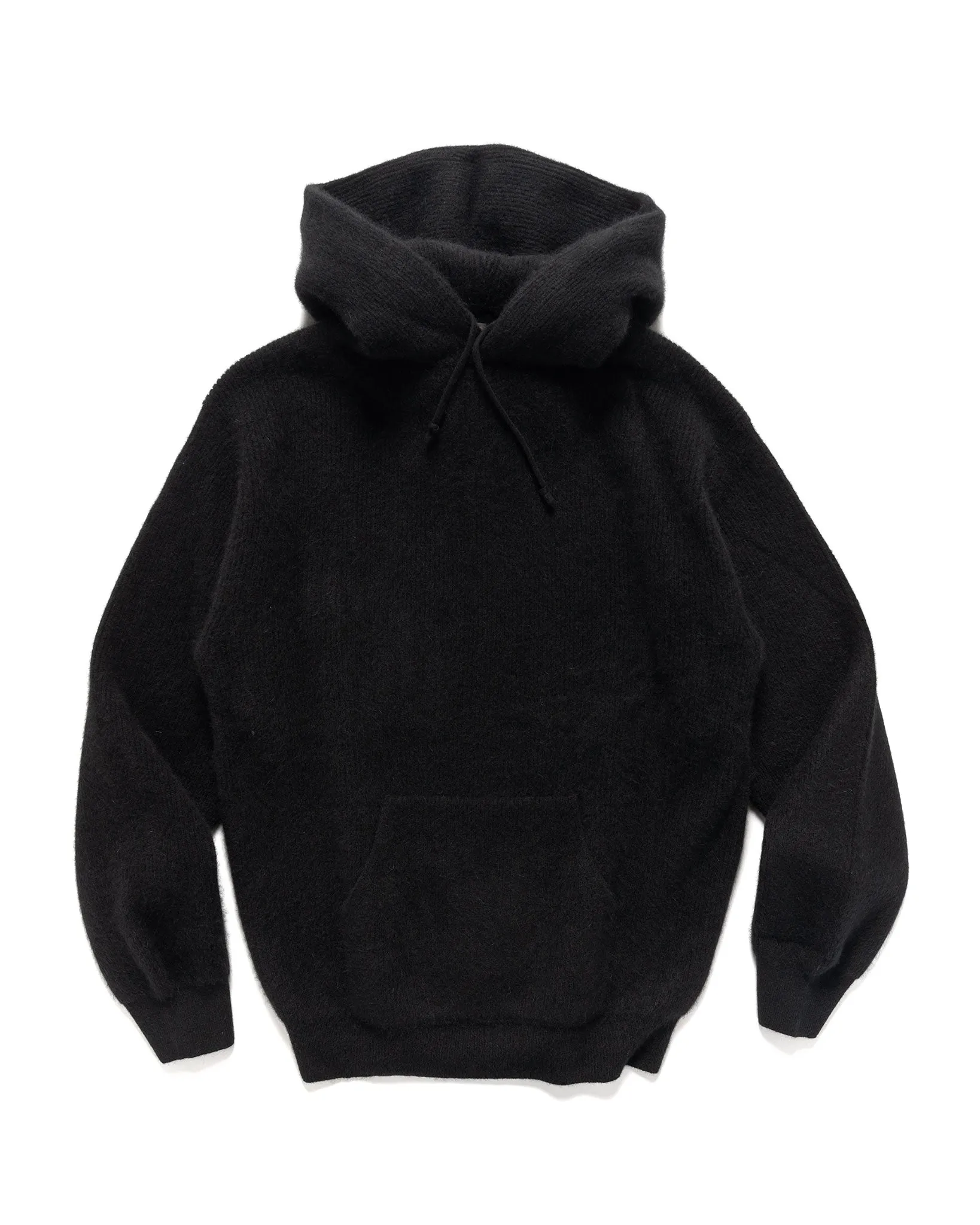 Cashmere Fox Pullover Hoodie Black