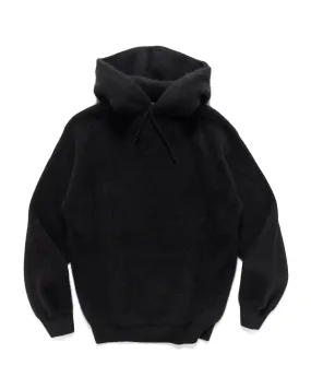 Cashmere Fox Pullover Hoodie Black