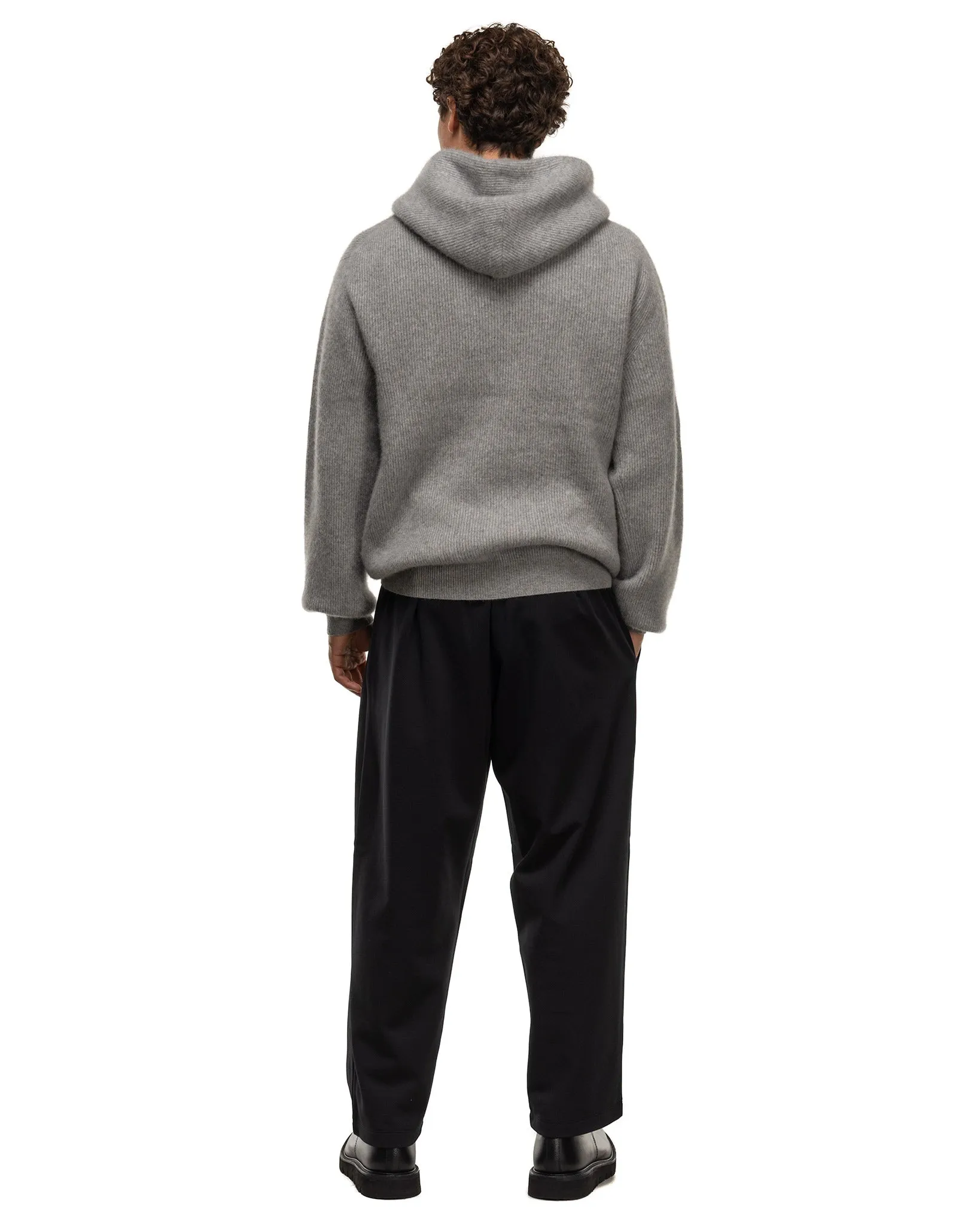 Cashmere Fox Pullover Hoodie Grey