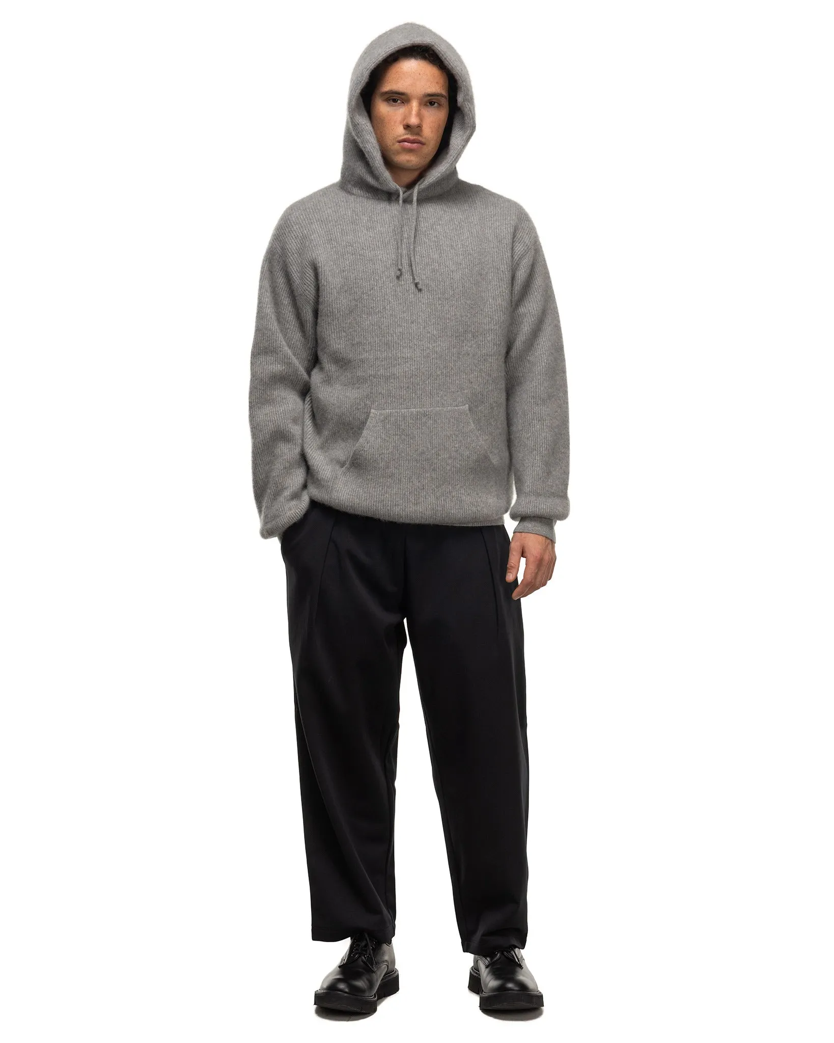 Cashmere Fox Pullover Hoodie Grey