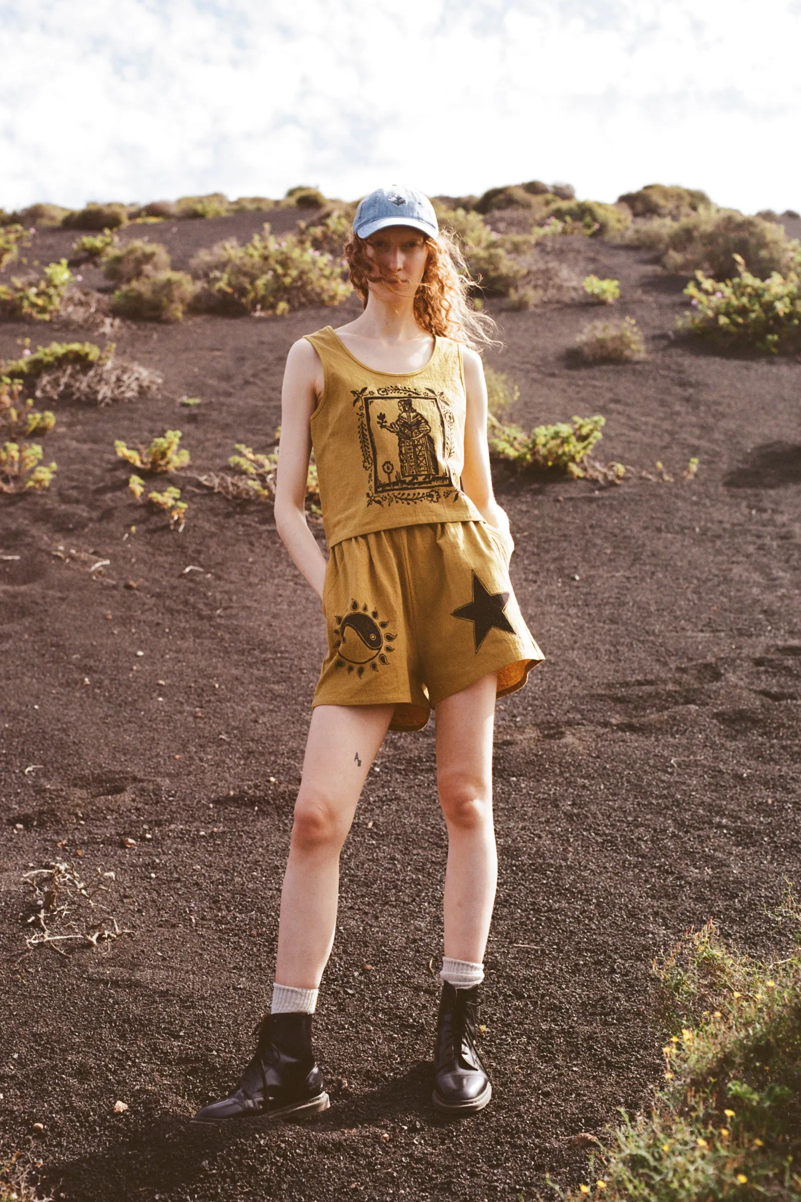 Caspia Shorts Artichoke