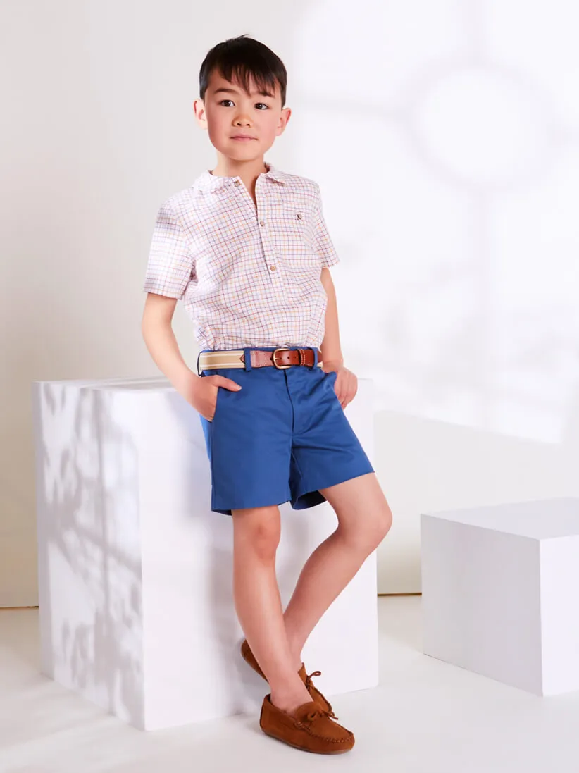 Classic Smart Shorts in French Blue (4-10yrs)