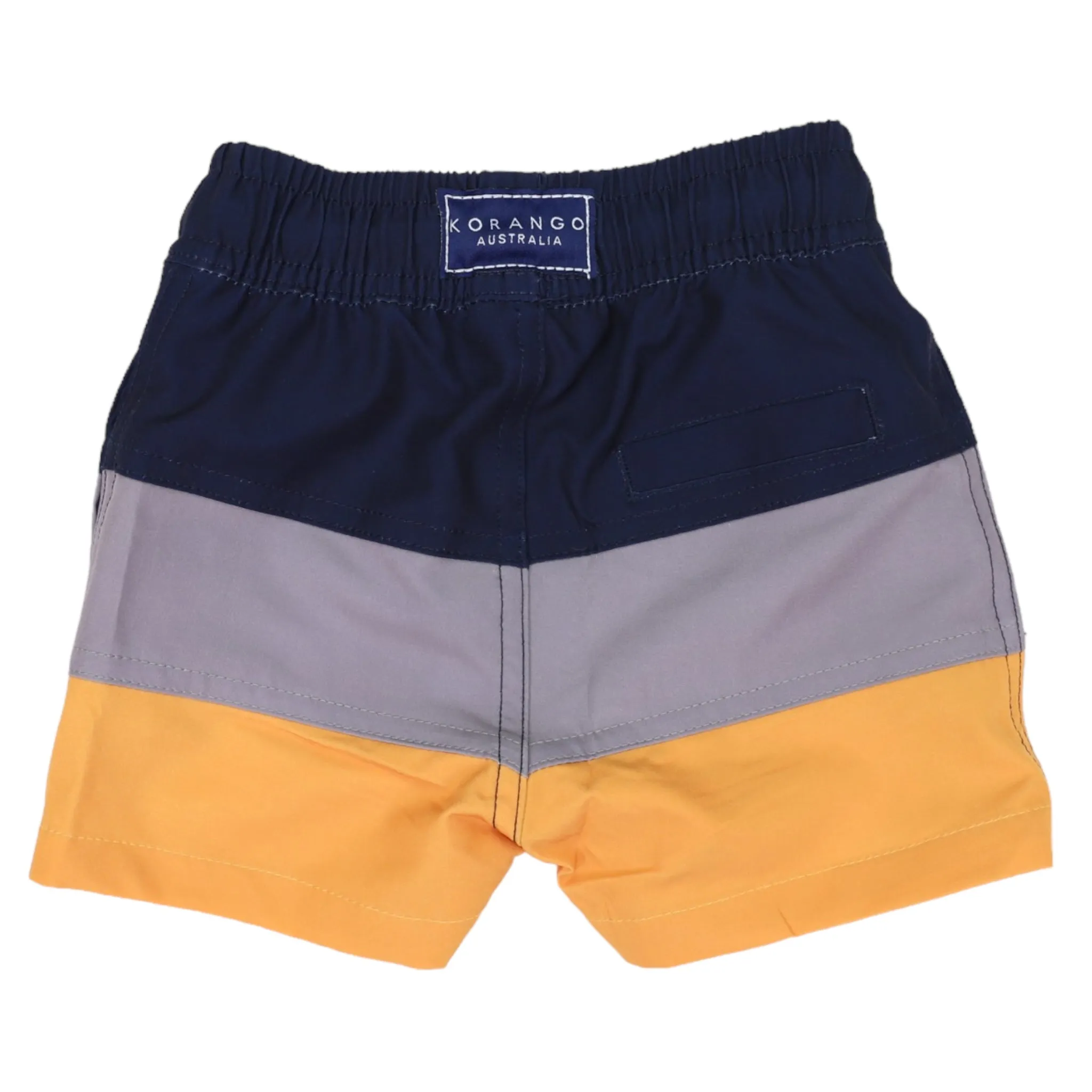 Contrast Boardies - Mustard/Navy