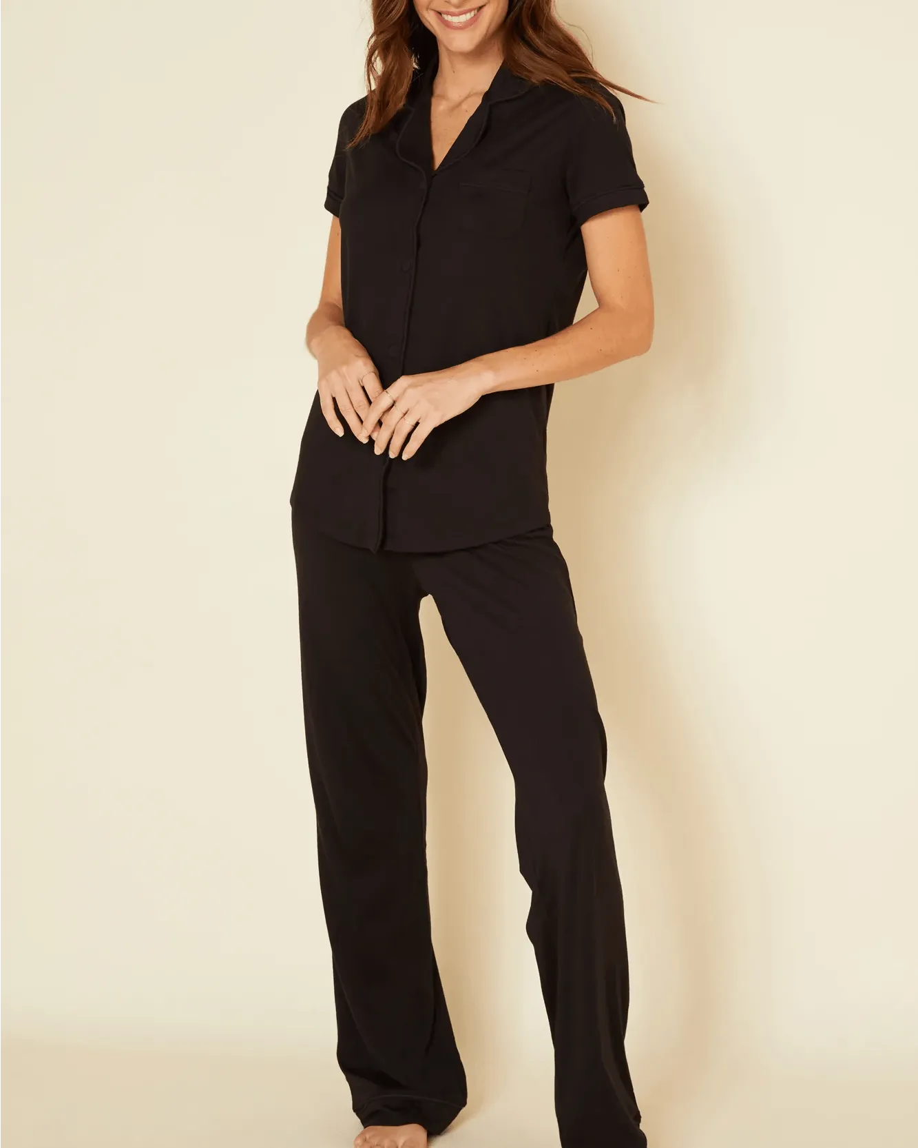 Cosabella Bella Short Sleeve Top & Pant Pajama Set