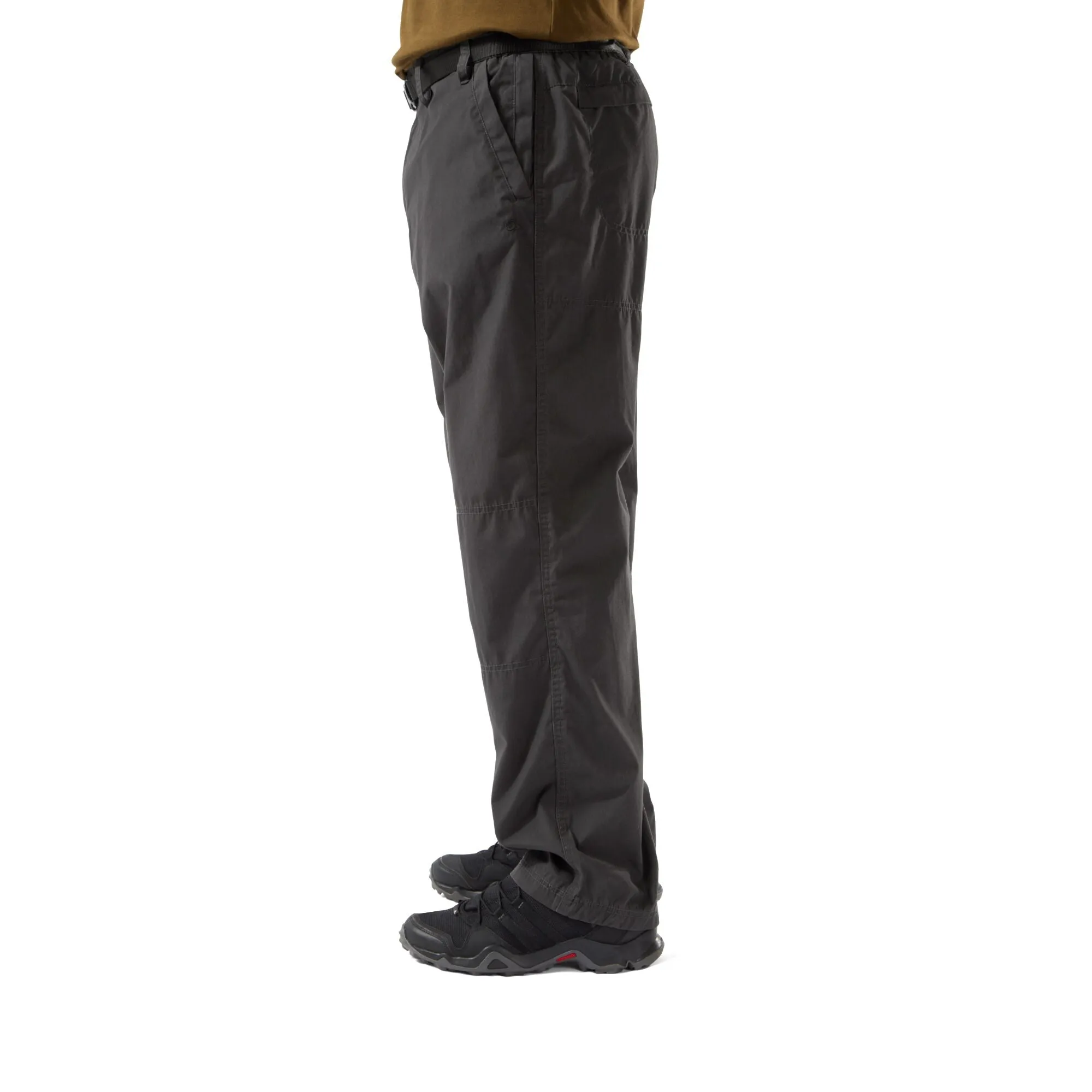 Craghoppers Mens Kiwi Classic Trousers CMJ600 -BLACK PEPPER