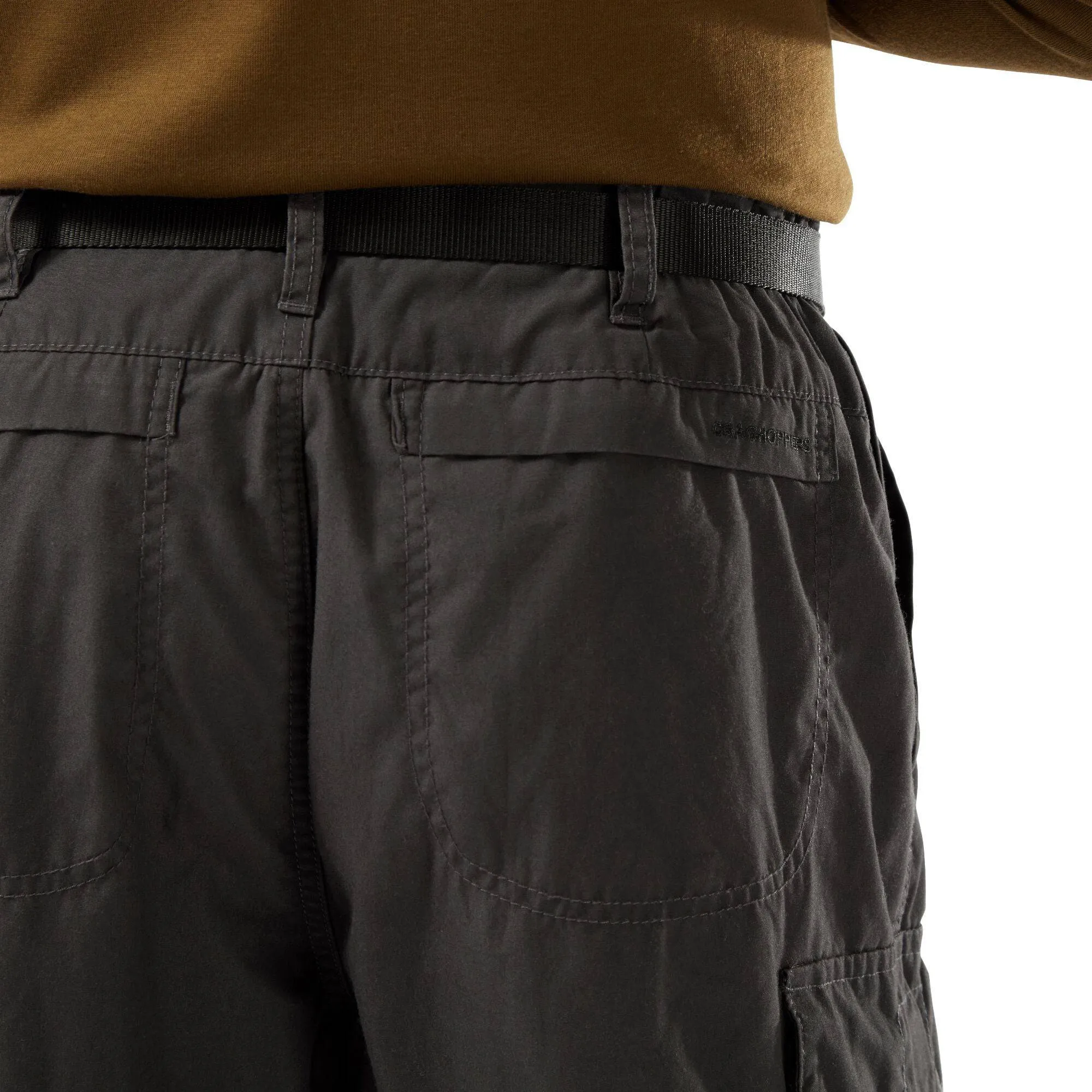 Craghoppers Mens Kiwi Classic Trousers CMJ600 -BLACK PEPPER