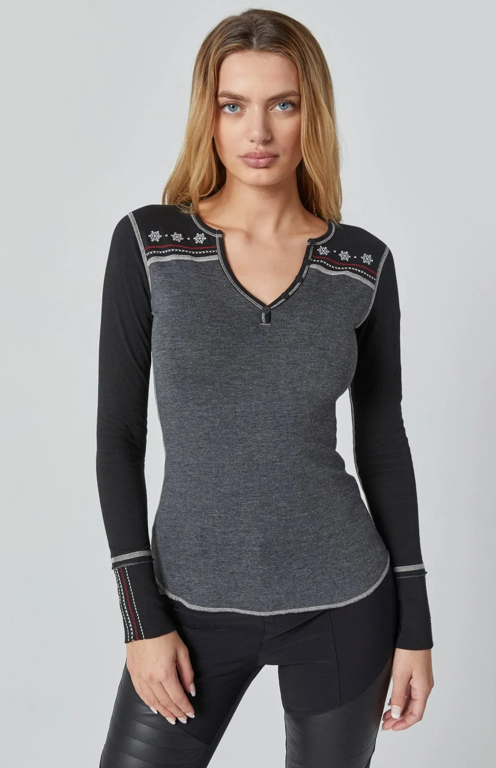 Cross Country Henley | Heather Black