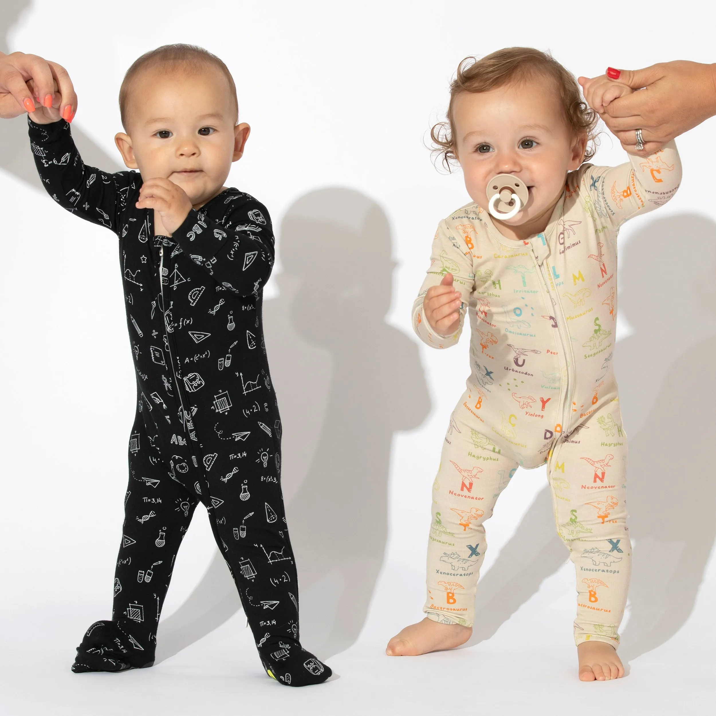 Dino ABC Bamboo Convertible Footie