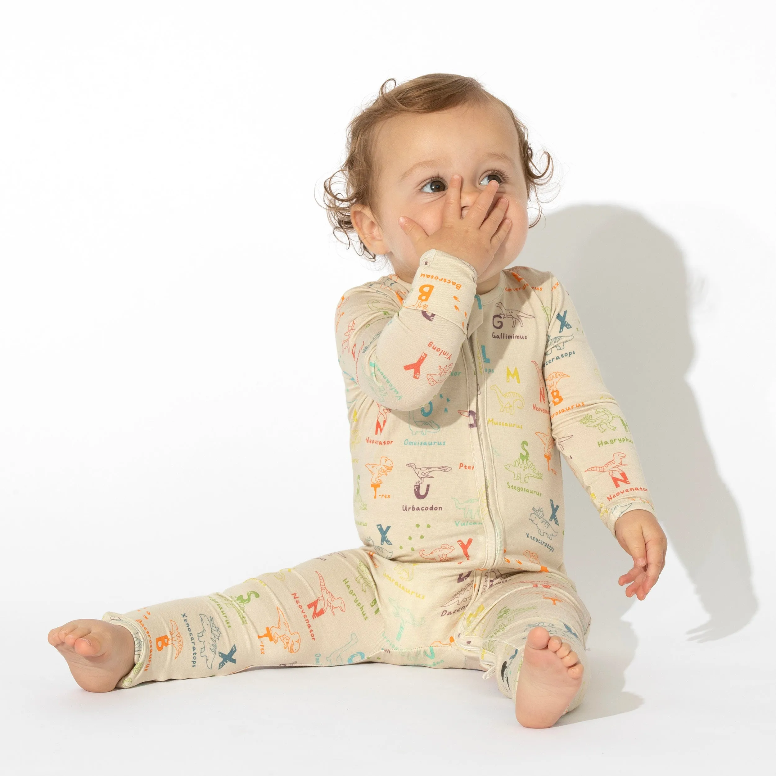 Dino ABC Bamboo Convertible Footie