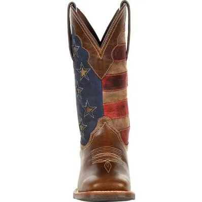 DurangoÂ Lady Rebel Proâ Womens Vintage Flag Western Boot