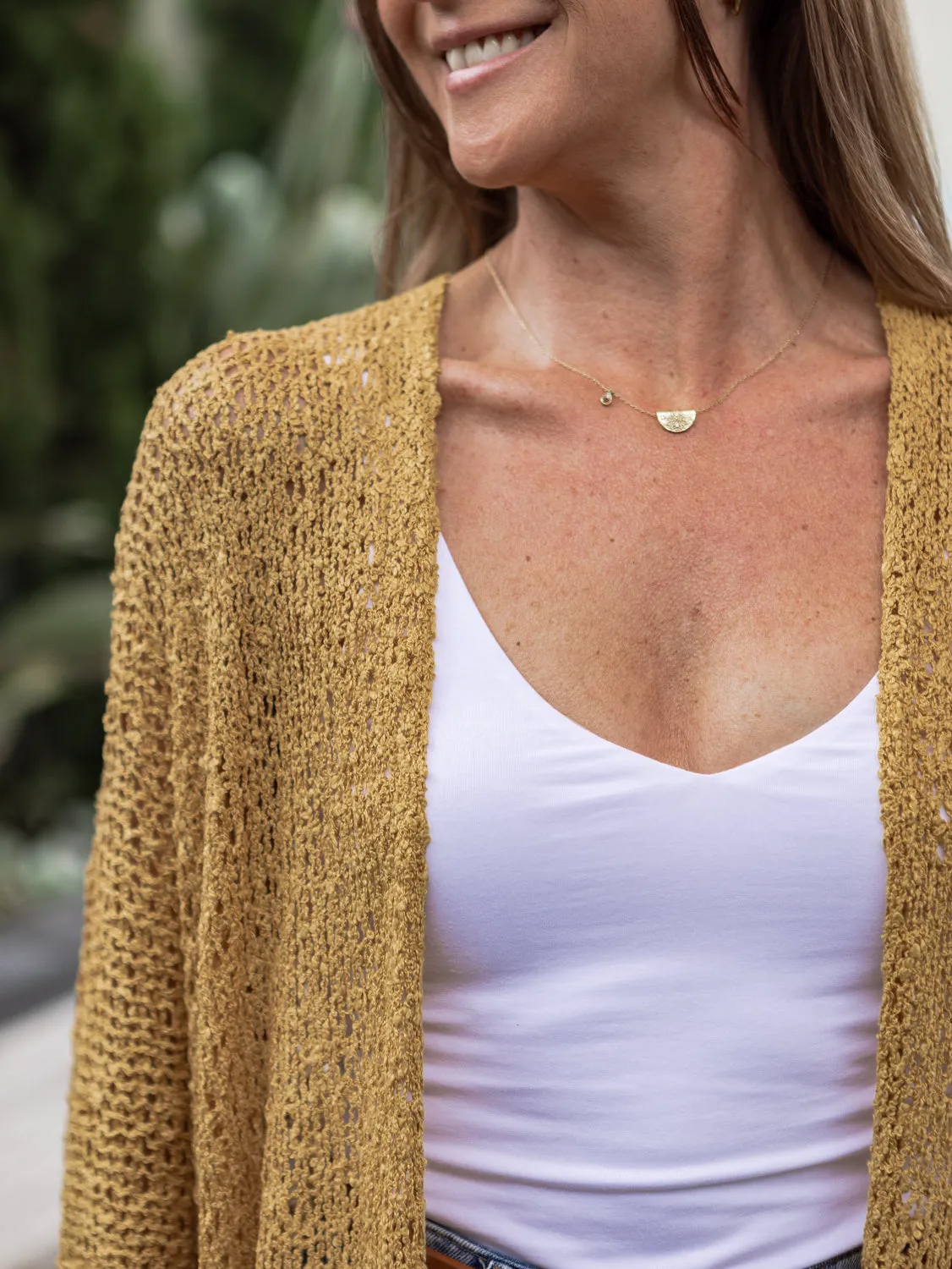 Eclipse Kimono- Mustard