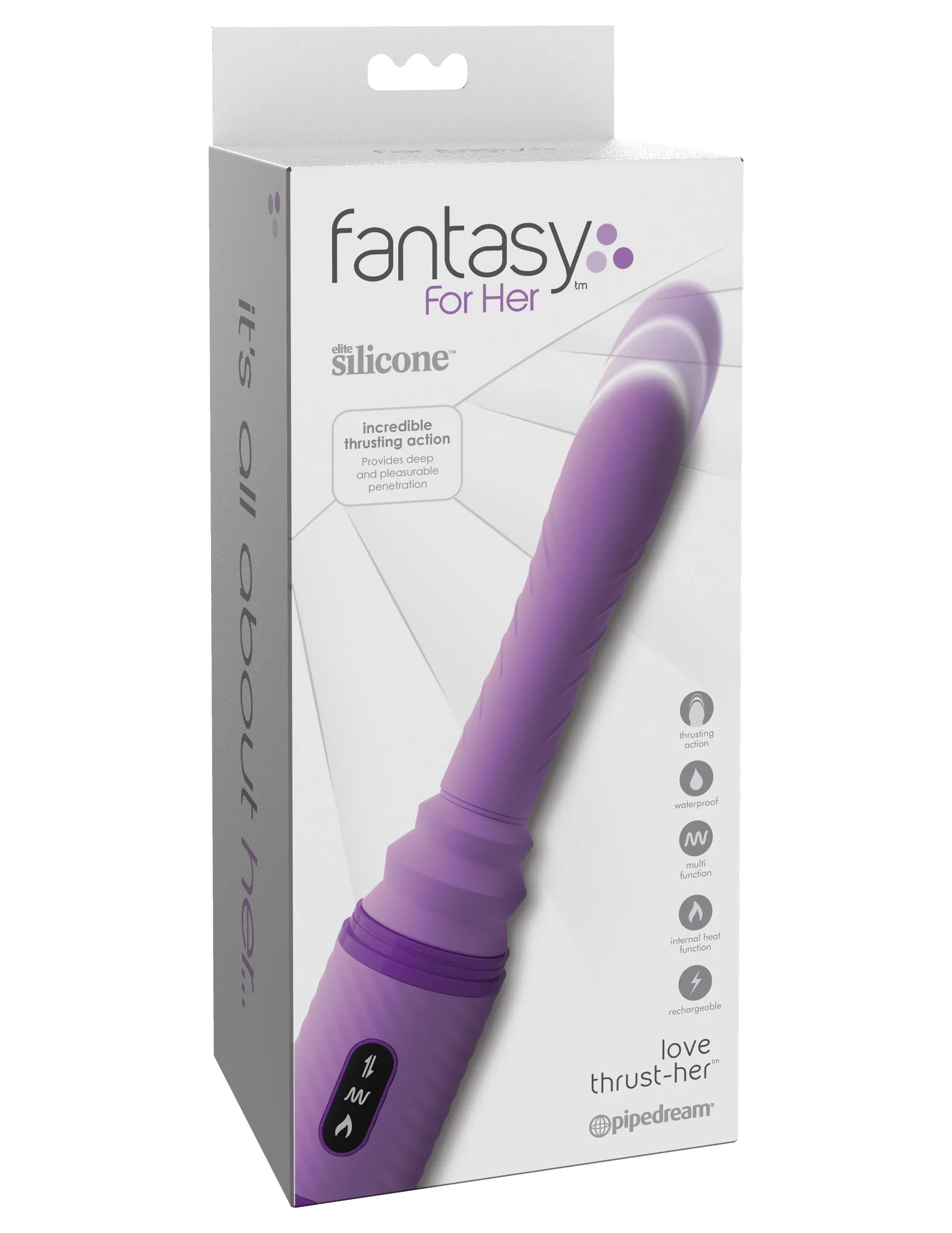 Eco-Friendly Thrusting Vibrator with Wireless Remote and Warming Feature