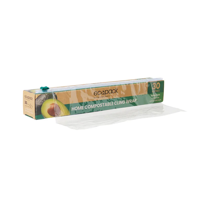 Ecopack Home Compostable Cling Wrap (1 box/30m)