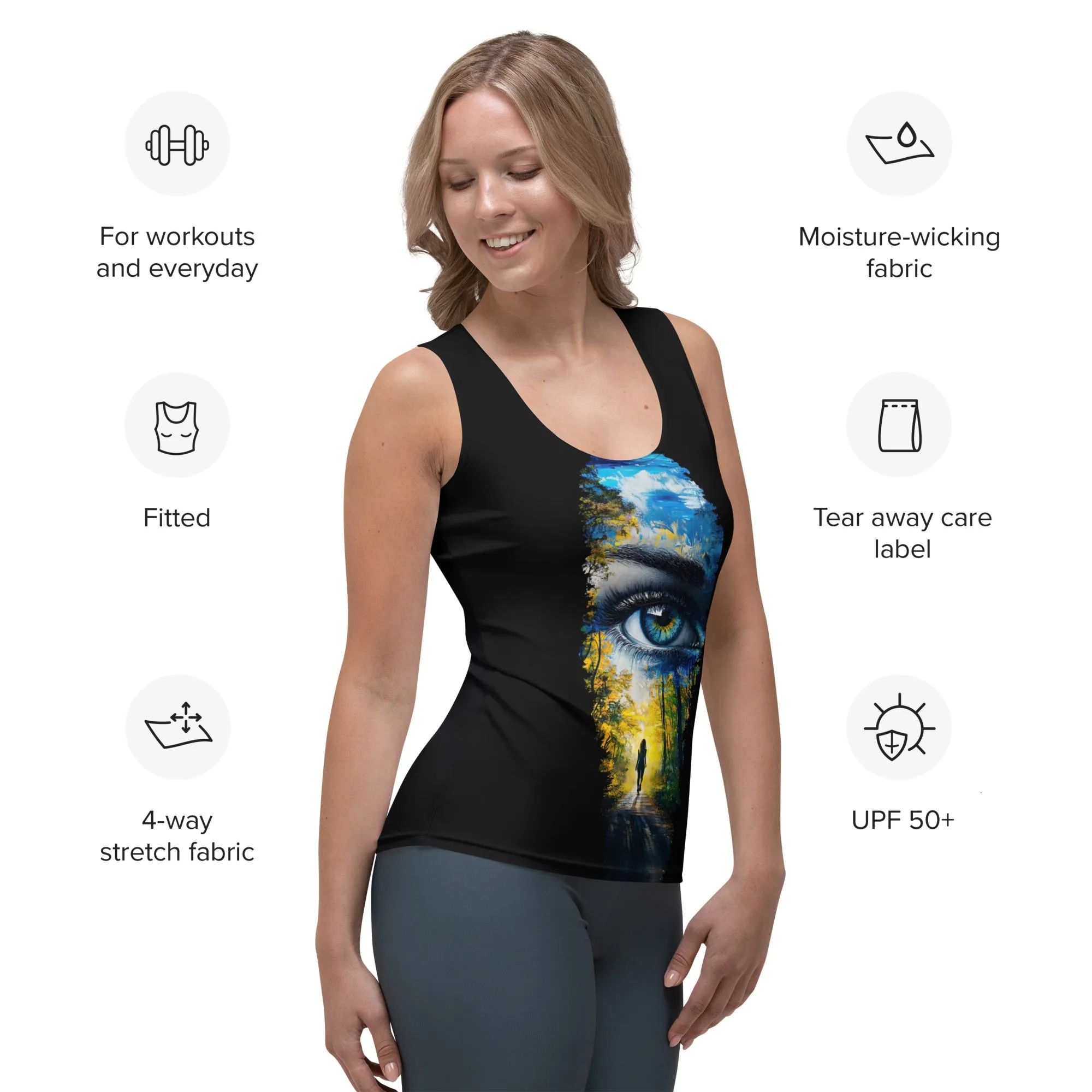 Empowered Path Sublimation Cut & Sew Tank Top