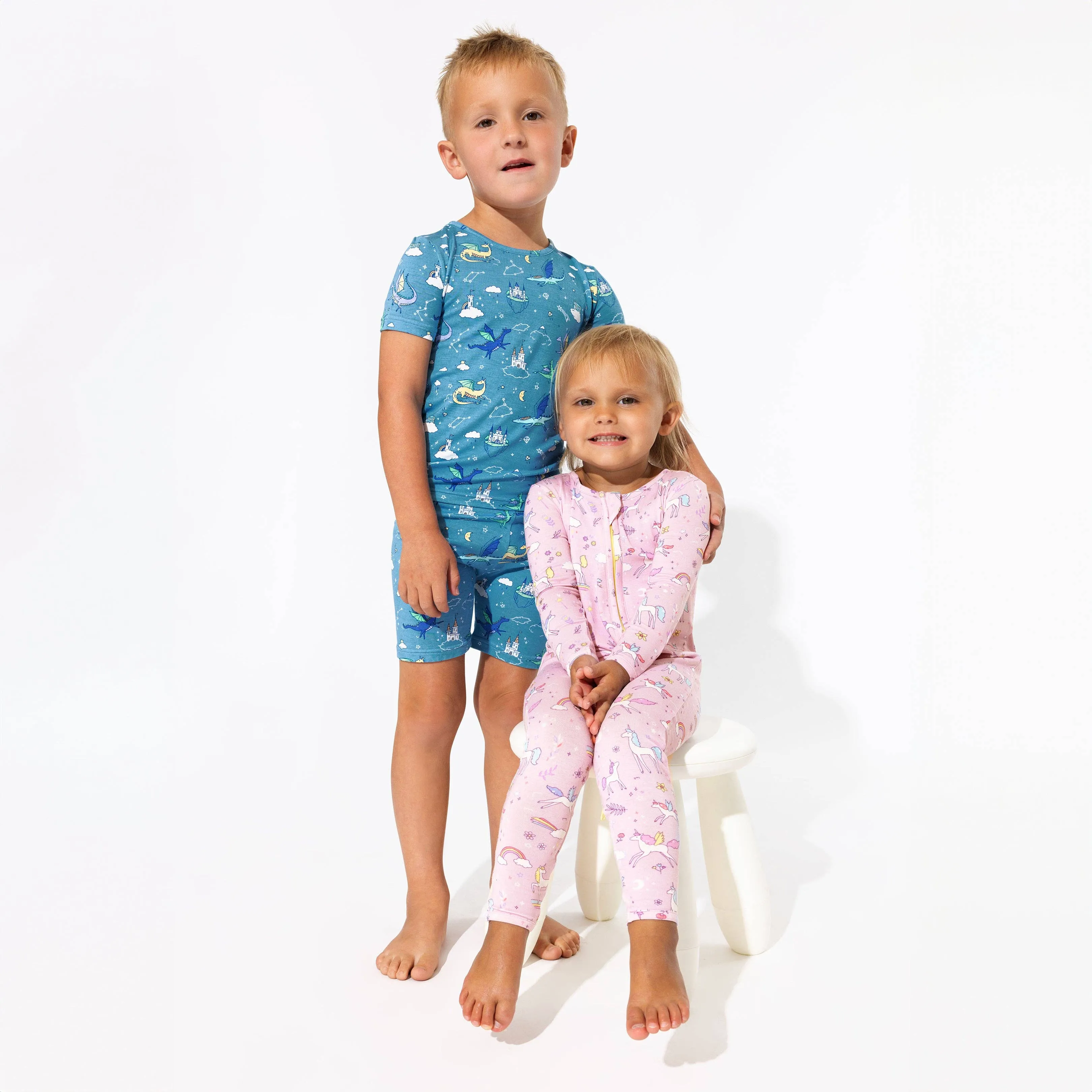 Enchanted Unicorn Bamboo Convertible Footie