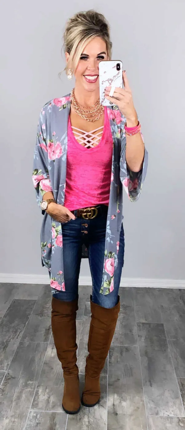 Fairytale Florals Kimono