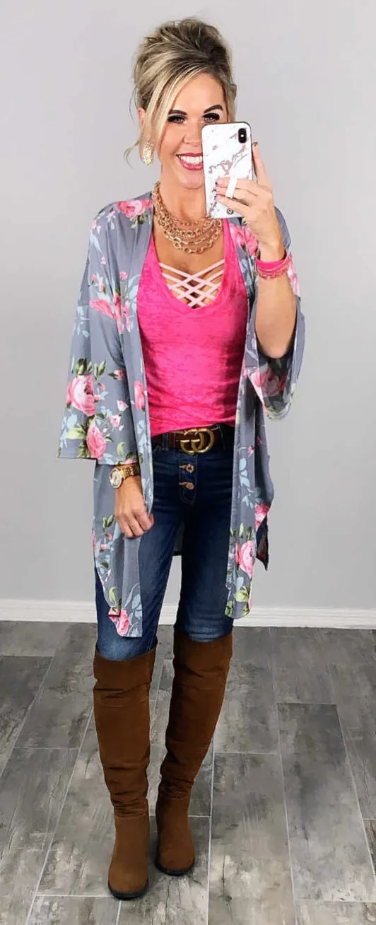 Fairytale Florals Kimono