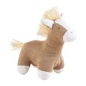 Farm Animal Knit Rattle - Horse