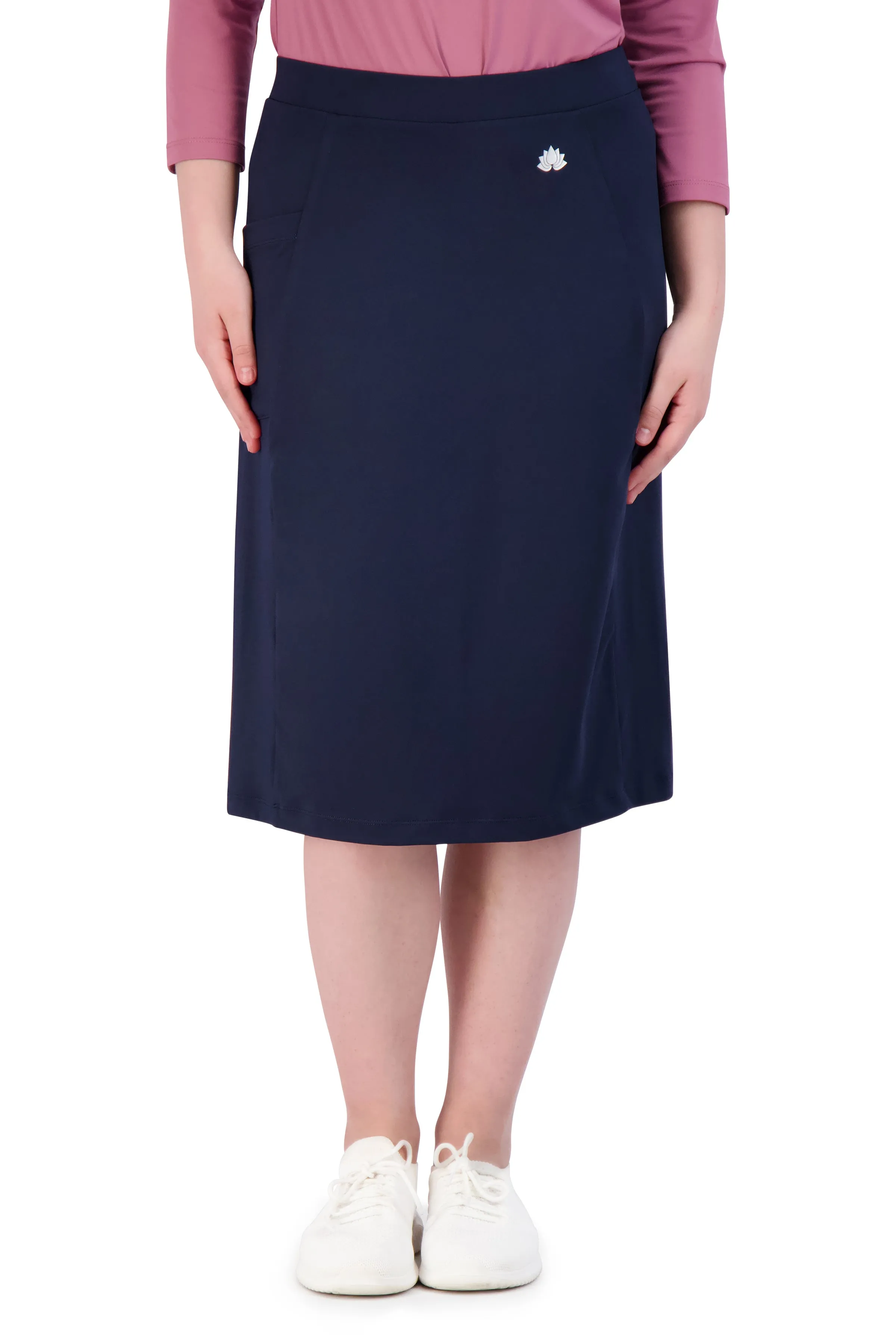 Fit Skort 24"-Navy Blazer