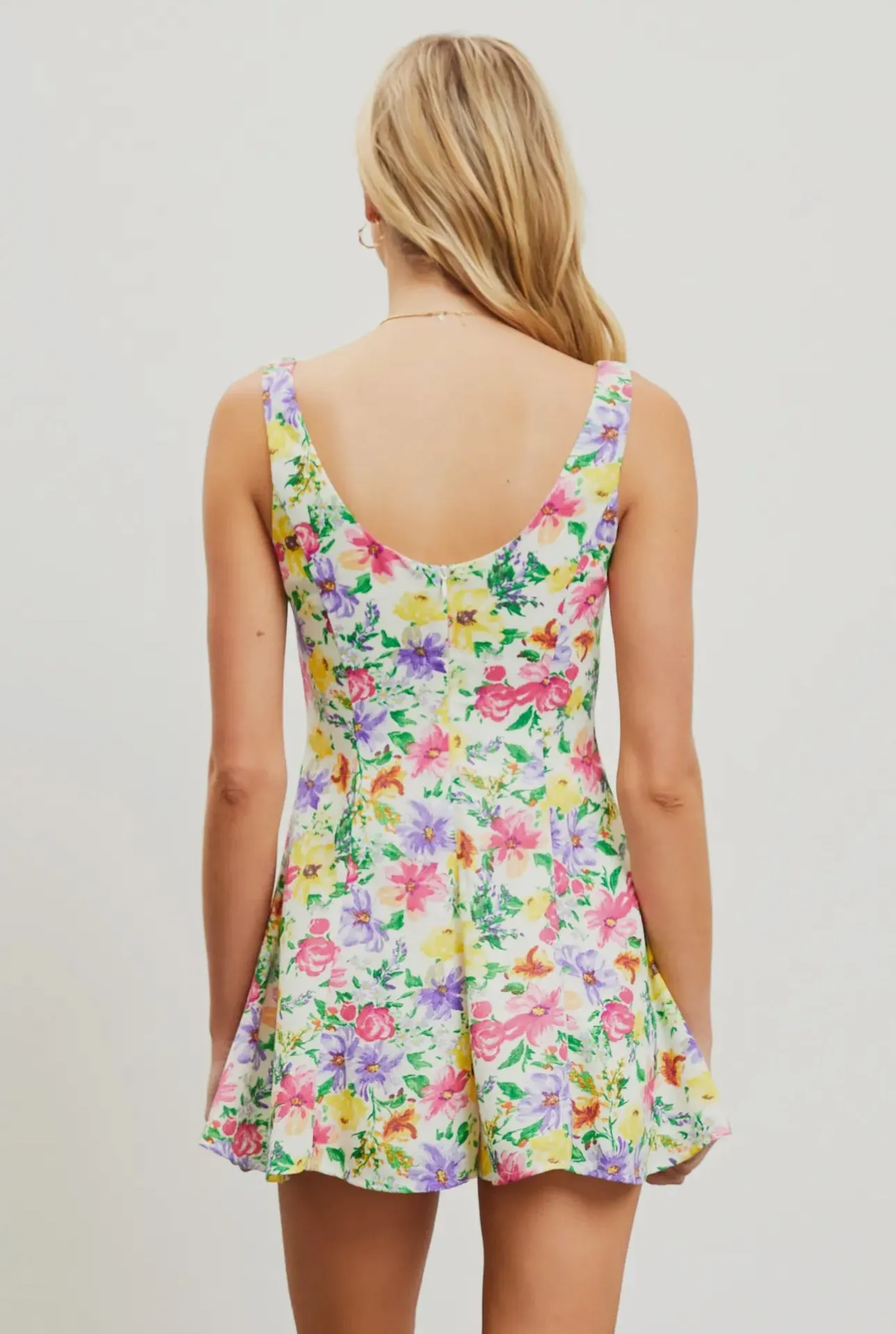 Flirty Floral Romper