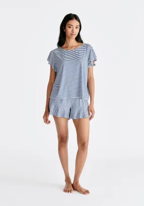 Frill Pyjama T-Shirt and Shorts
