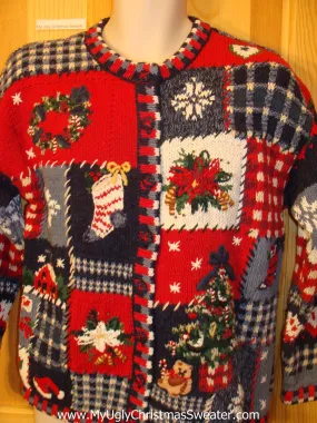 Funny Ugly Christmas Sweater 2sided Mess