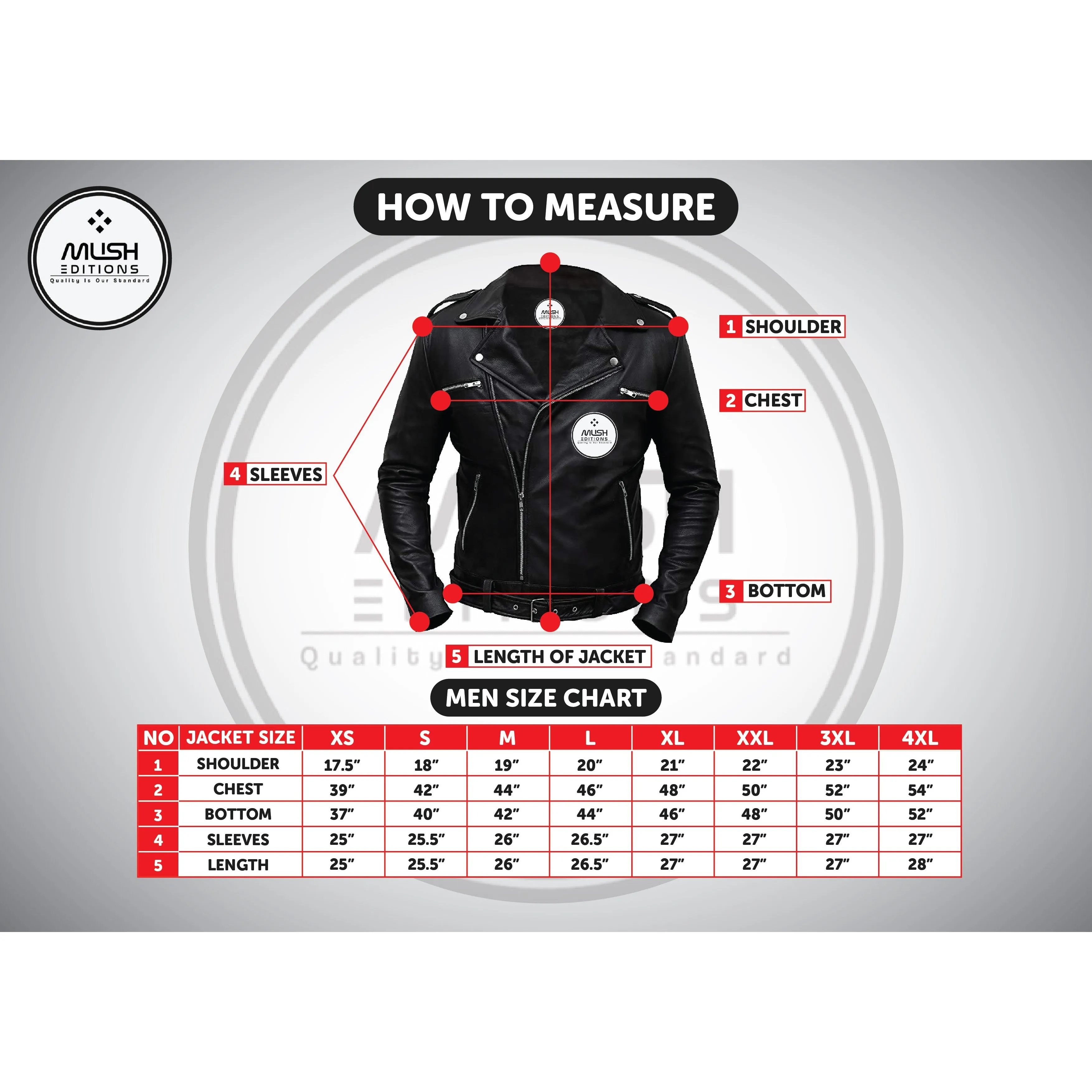 Genuine Leather Jacket with Blackn Collar and HEM