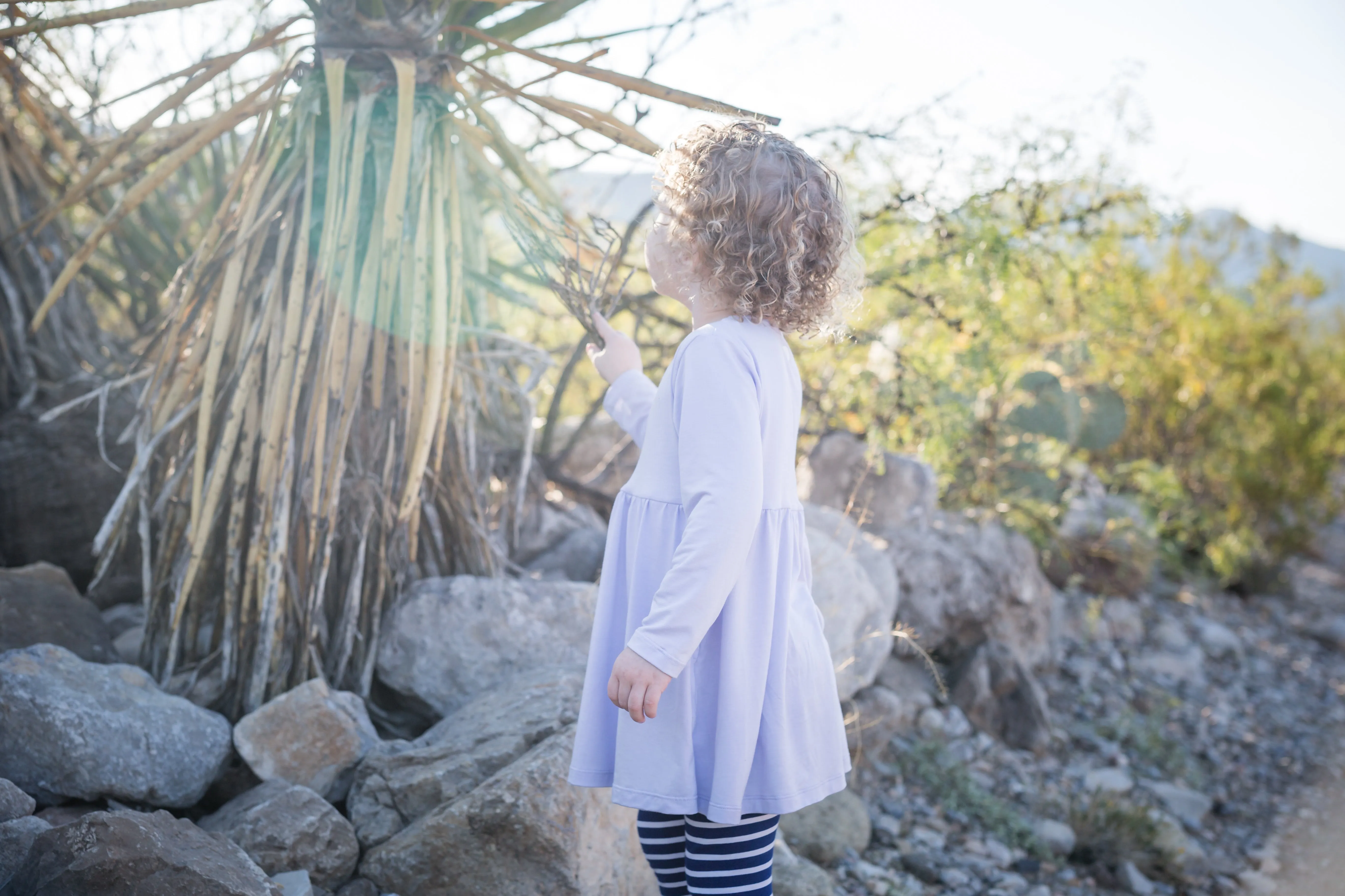 Girls Long Sleeve Swing Dress